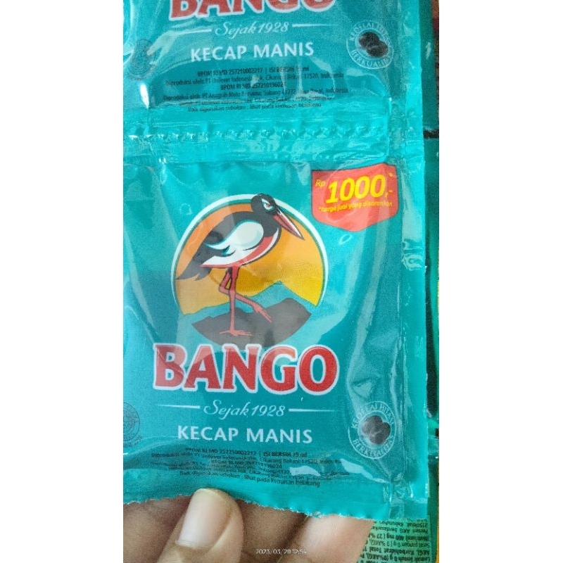 

3 Sachet Kecap Bango Kecil