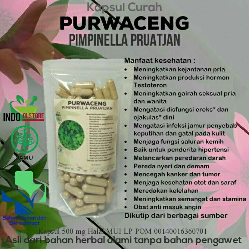 

PURWACENG 100 KAPSUL OBAT HERBAL TERBAIK TOPP SELLER (PREMIUM QUALITY)