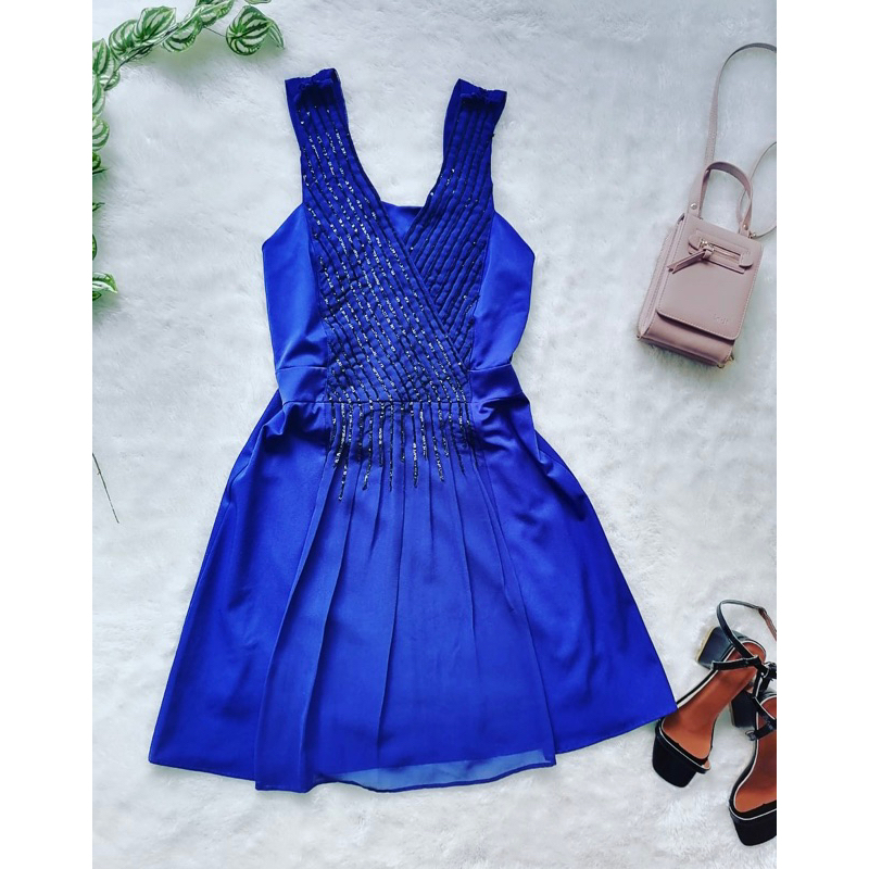 BLUE PARTY DRESS / DRESS PESTA BIRU