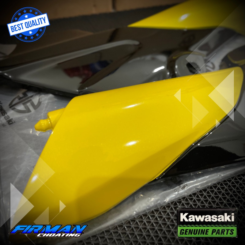 BODY SAMPING HITAM KIRI DAN KANAN NINJA SS KUNING ORIGINAL KAWASAKI • 36001-1563-34N(Kiri) • 36001-1564-34N(Kanan)