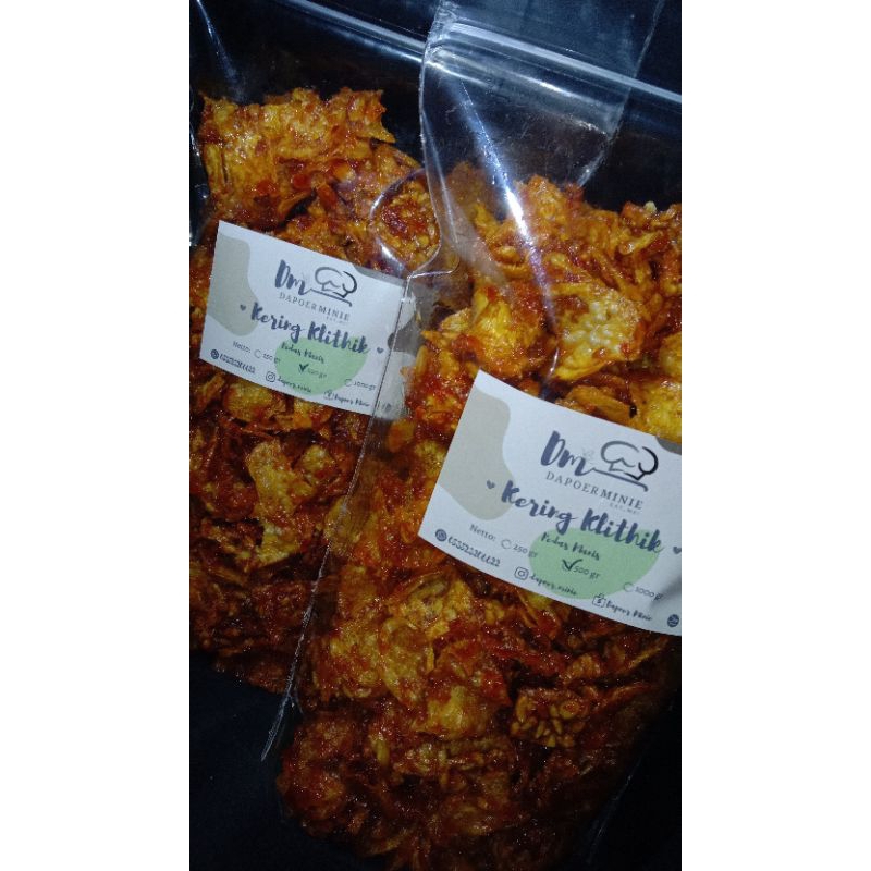 

Kering Klithik (Kering Kentang Tempe) (250gr)