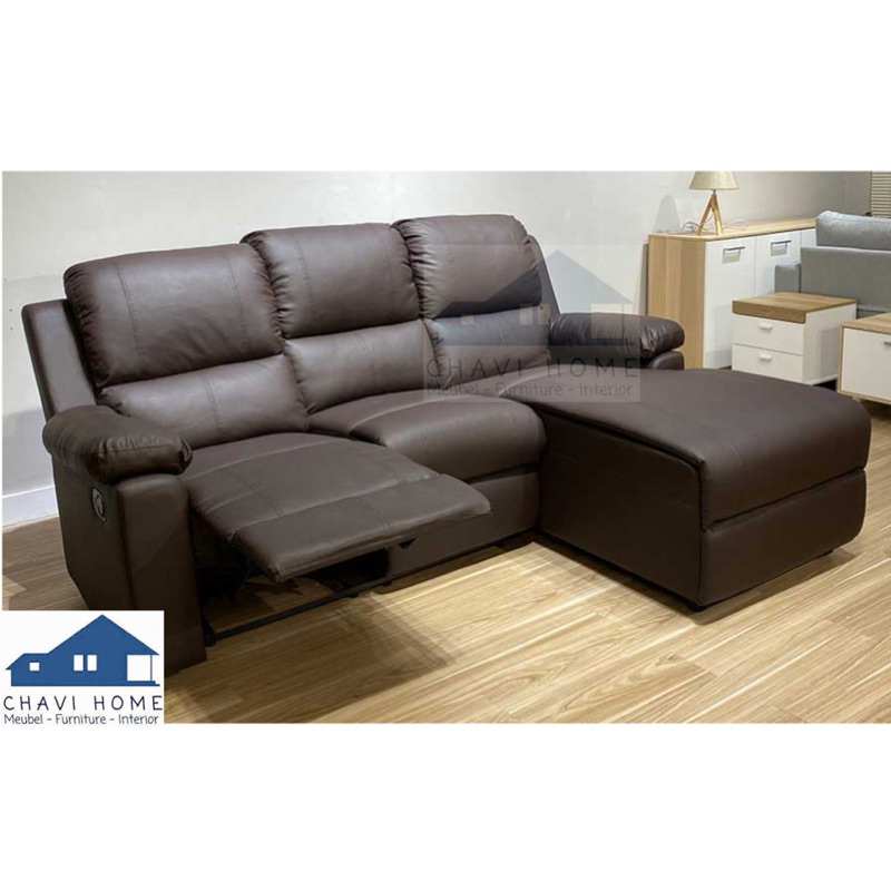 sofa L recliner sofa reclining L pira top kualitas tempat duduk santai