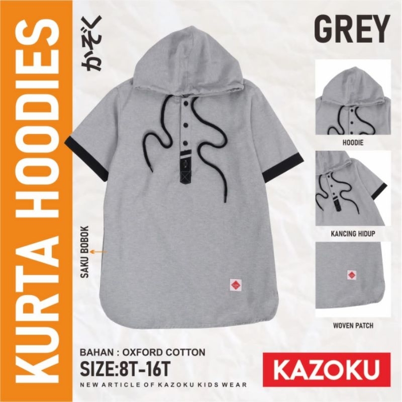 Kazoku Kurta Hoodie 8-16T