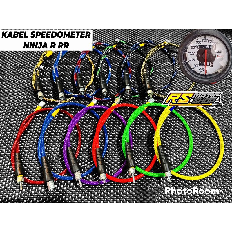 KABEL SPIDO METER SERAT NINJA R,RR BAHAN SERAT KAWASAKI