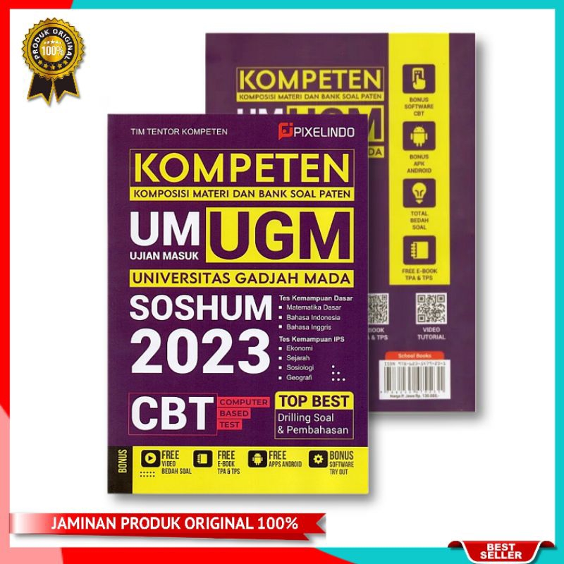 Buku Kompeten UM UGM SOSHUM 2023, Pixelindo