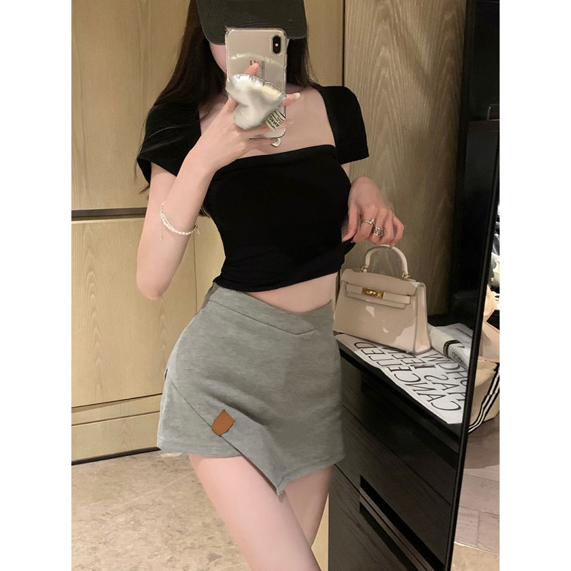 (S-XXL) VEMINI SKORT HIGWAIST CELANA ROK wanita