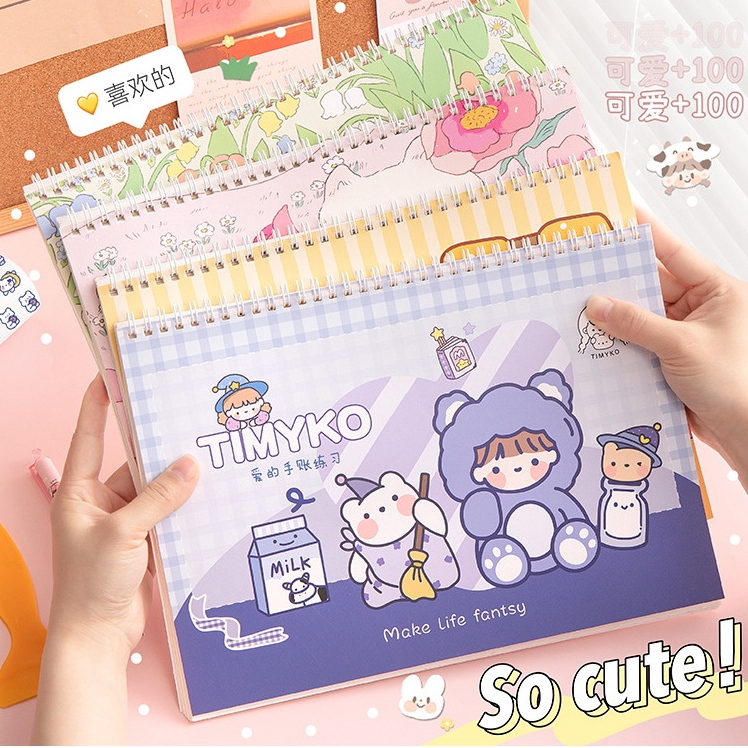 

Moka blank release paper roll handbook A5 - sticker storage book