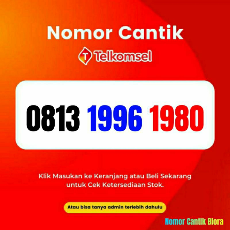 Nomor Cantik Simpati Tahun Nomer Cantik Simpati Tahun 1996 1980