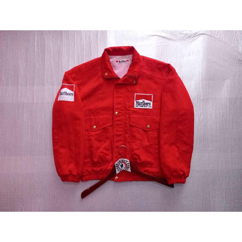 Jaket motor vintage marlboro yamaha not suzuki honda kawasaki elf kushitani yellowcorn simpson kiss 