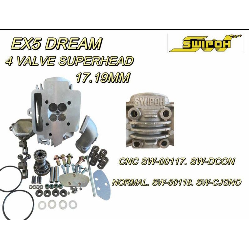 head 4 klep c 100 brand "SWIPOH"