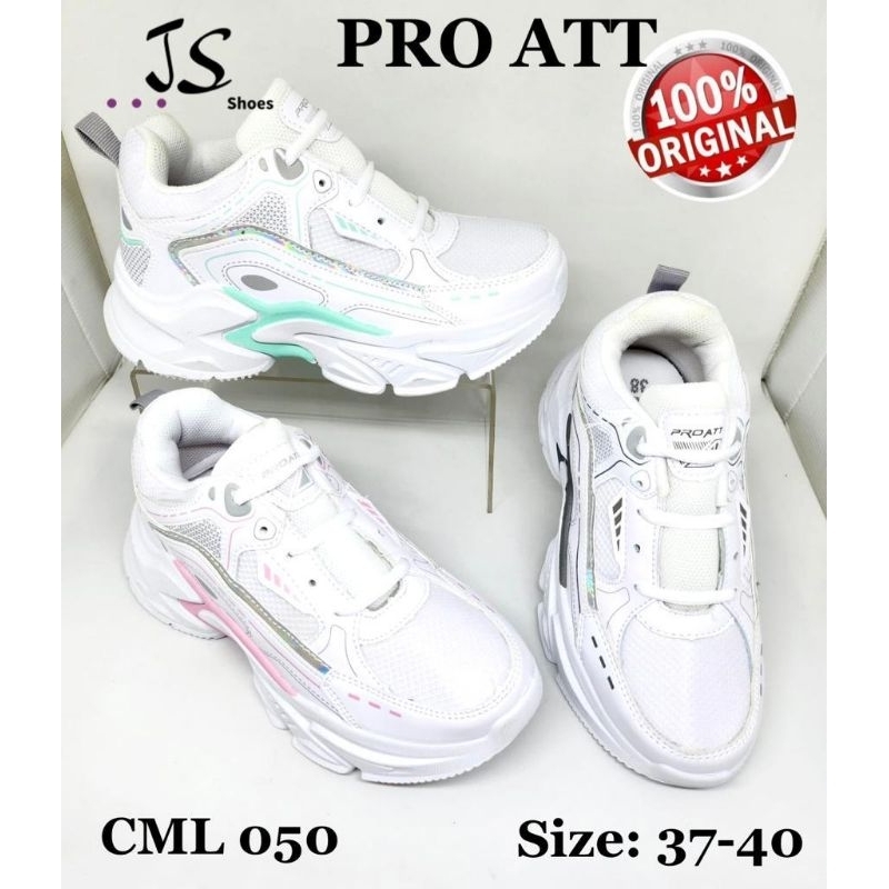 PRO ATT CML 050 - SEPATU SNEAKERS TALI WANITA DEWASA MERK PRO ATT ORIGINAL