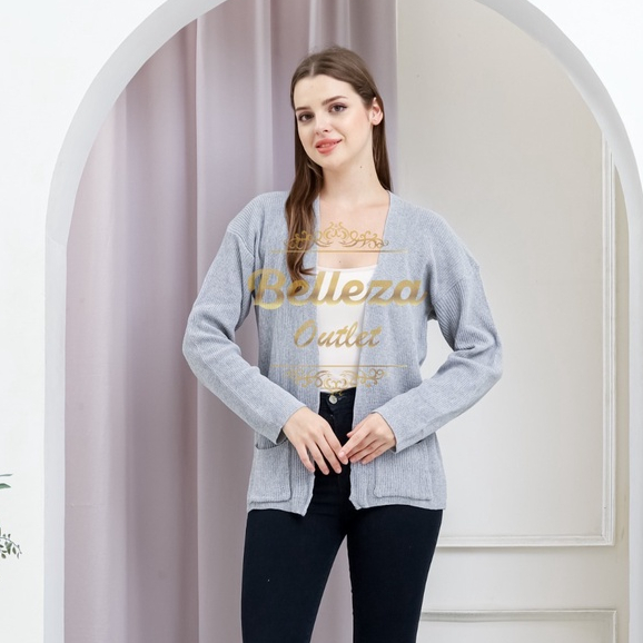 Belleza outlet baju rajut Cardigan rajut atasan wanita LOOCY