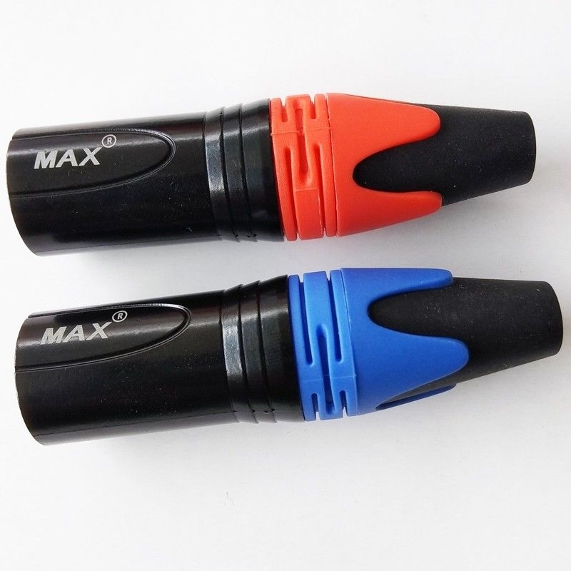 JACK CANON JANTAN METAL HITAM JACK MICROPHONE MALE