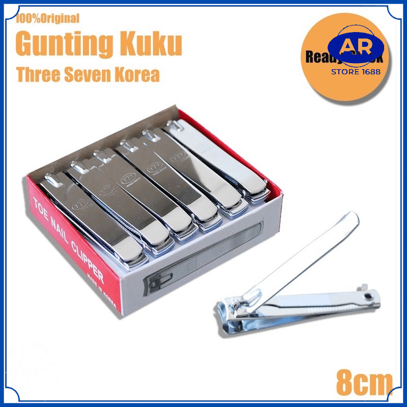 AR Gunting Kuku Kecil 777 Three Seven / Nail Clipper Stainless / Alat Potong Kuku Made in Korea