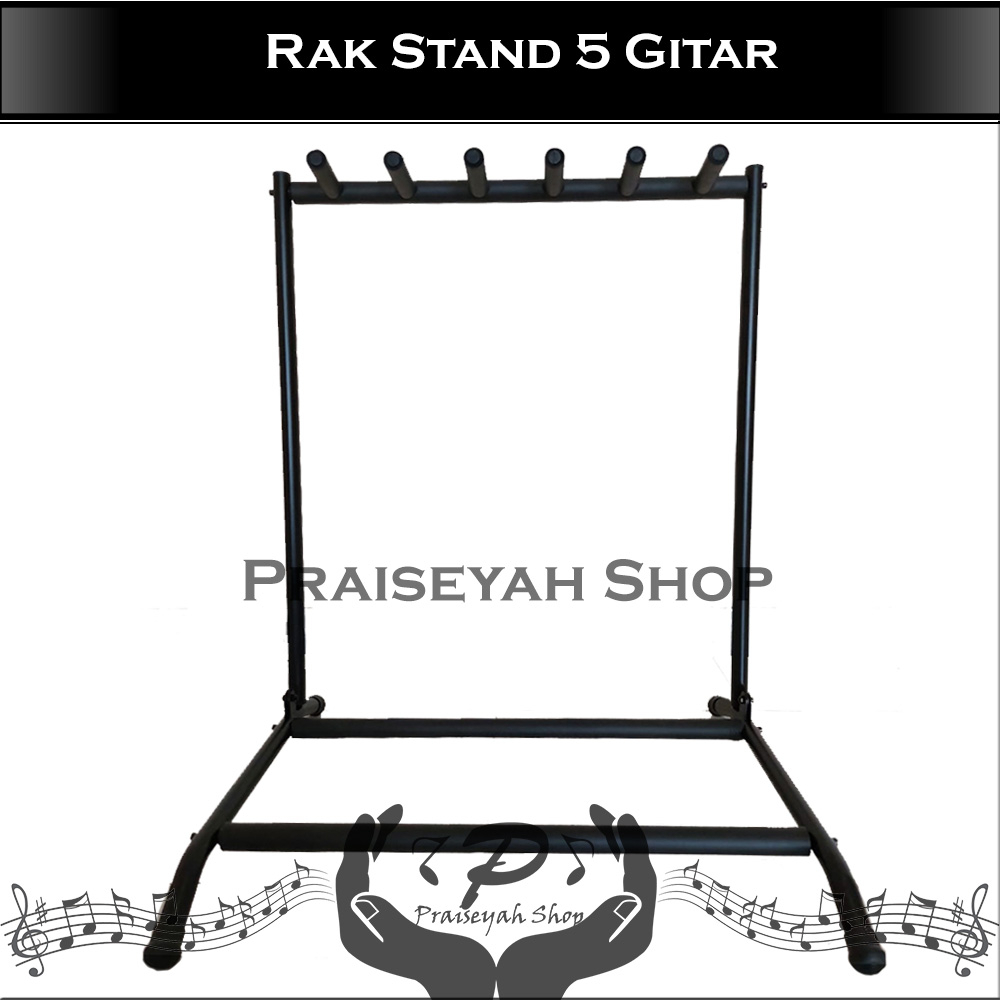 Rak Stand Gitar dan Bass isi 5 Alat Musik