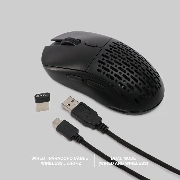 Rexus Daxa Air 4 / IV Gen 2 V2 Pro Wireless Gaming Mouse Garansi Resmi