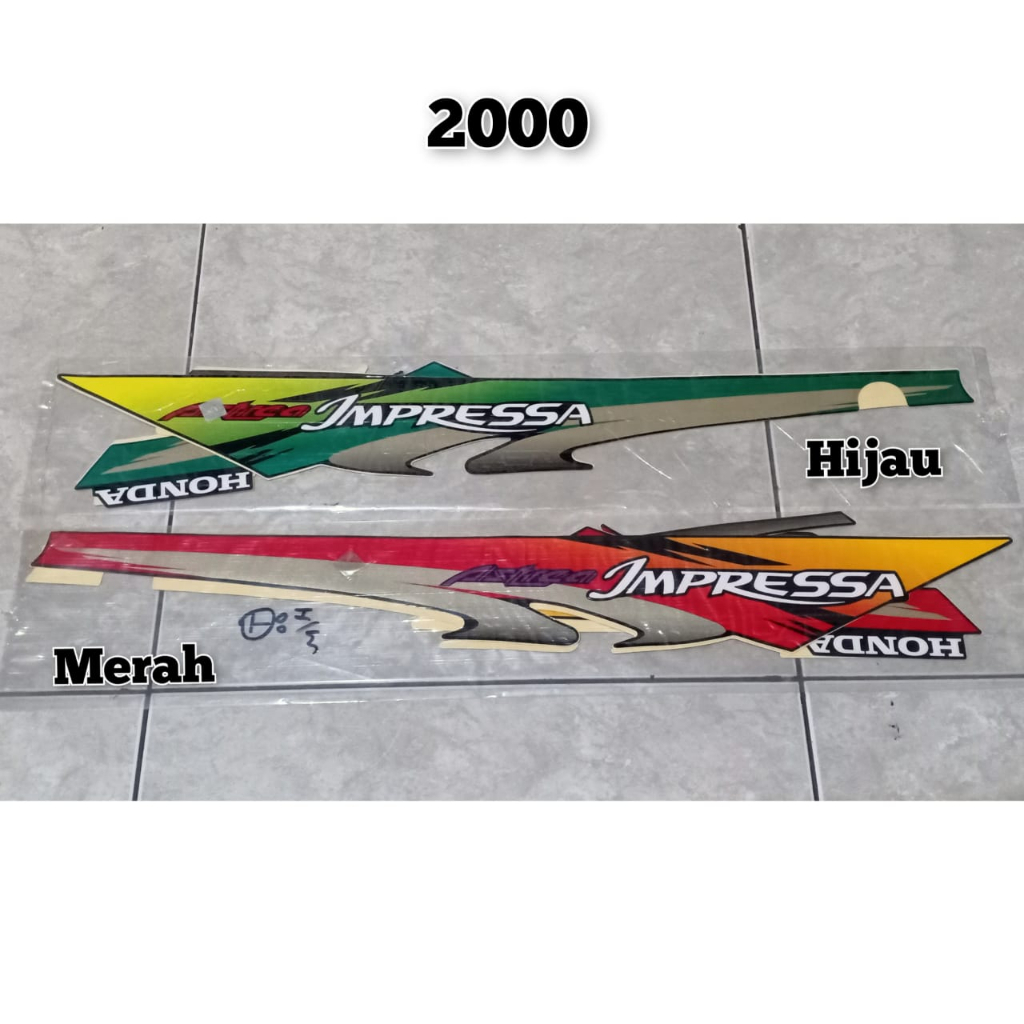 Striping stiker impressa 2000