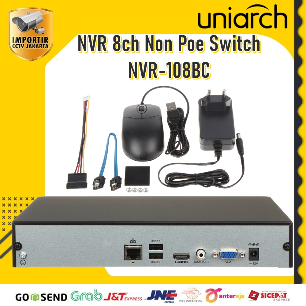 NVR 8ch UNIARCH 108BC