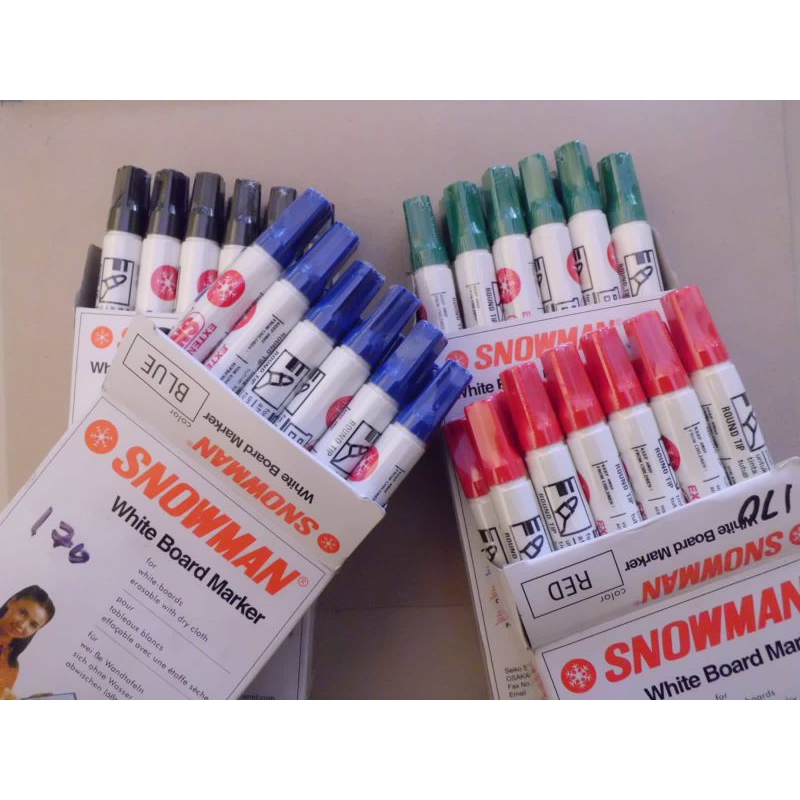 

(PCS) SPIDOL PAPAN TULIS SNOWMAN BOARDMARKER