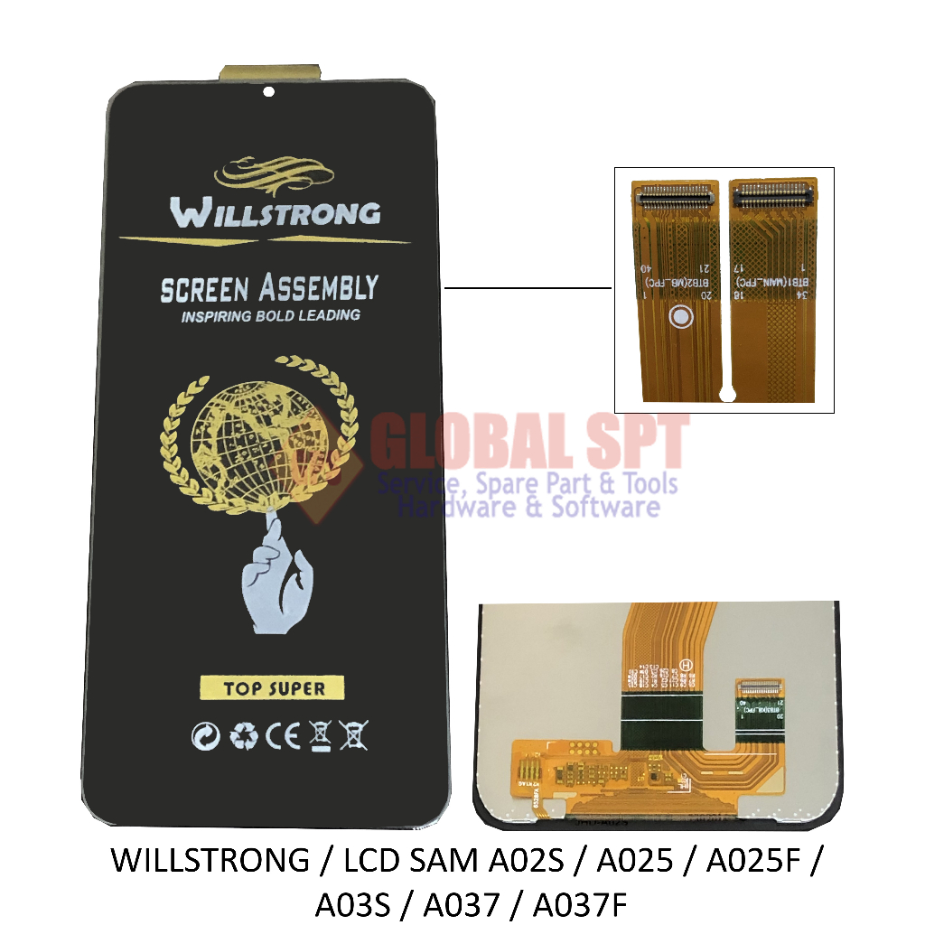 WILLSTRONG / LCD TOUCHSCREEN SAMSUNG A02S / A025 / / A025F / A03S / A037 / A037F