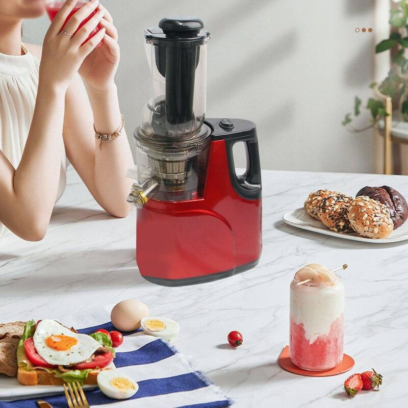 【Bisa COD】Slow Juicer 99% Fresh Fruit Juice Teknologi Jerman Rpm 65 150w Extractor Blender Slow Chewing Cold Press Juicer