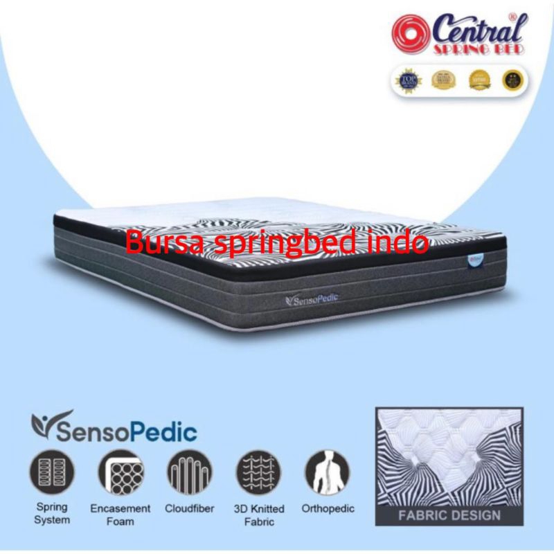 central senso pedic 90 x 200 kasur spring bed orthopedic sensopedic