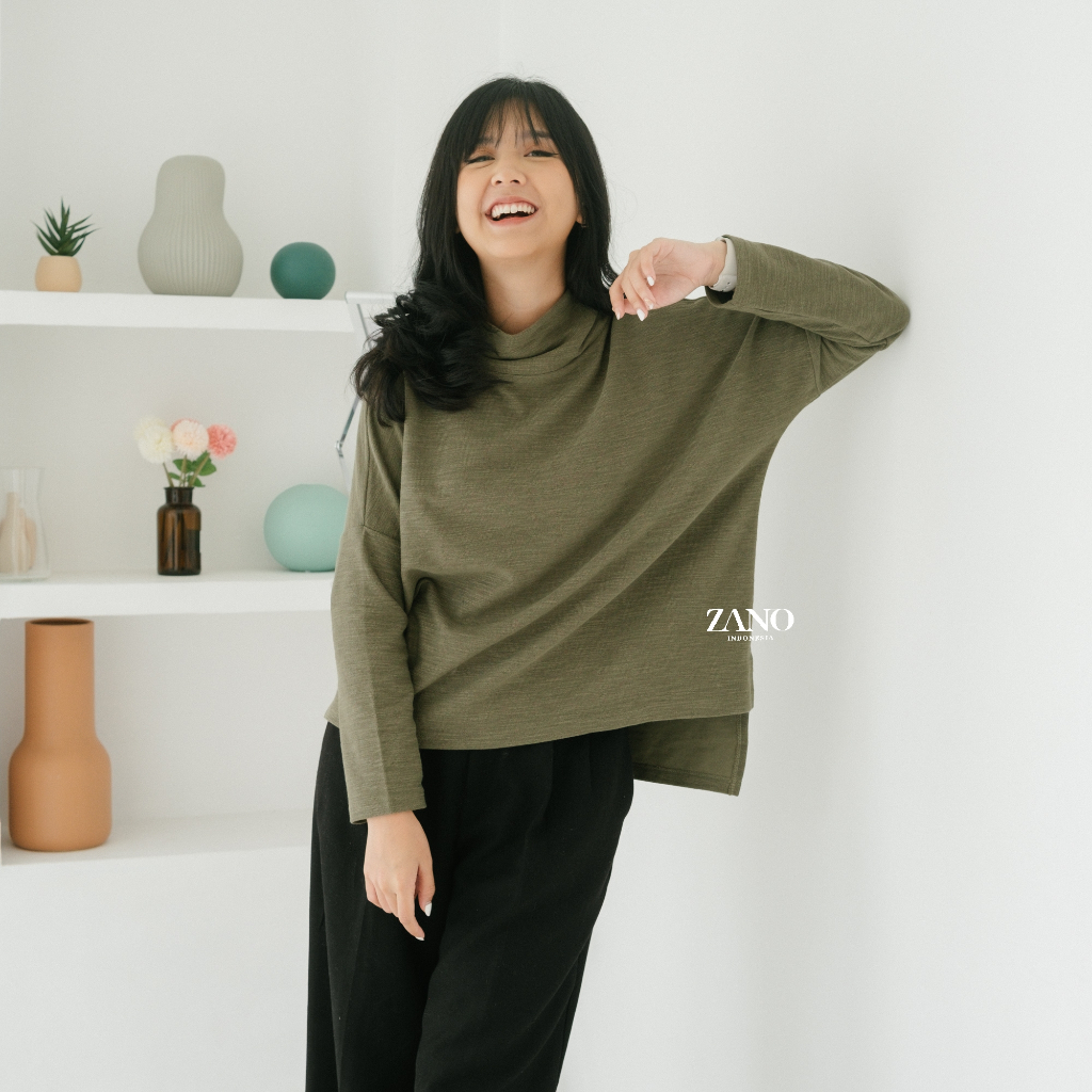 ZANO BASICS Turtle Neck Ivy