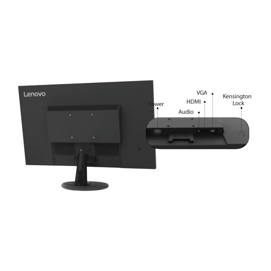Monitor LED Lenovo D27-40 27&quot; FHD 1080p 75Hz VGA HDMI Vesa FreeSync