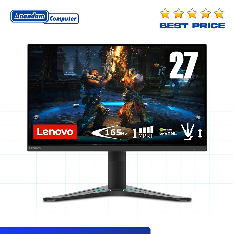 LENOVO G27-20 27&quot; 144Hz FHD NVIDIA G-Sync Compatible LED Monitor