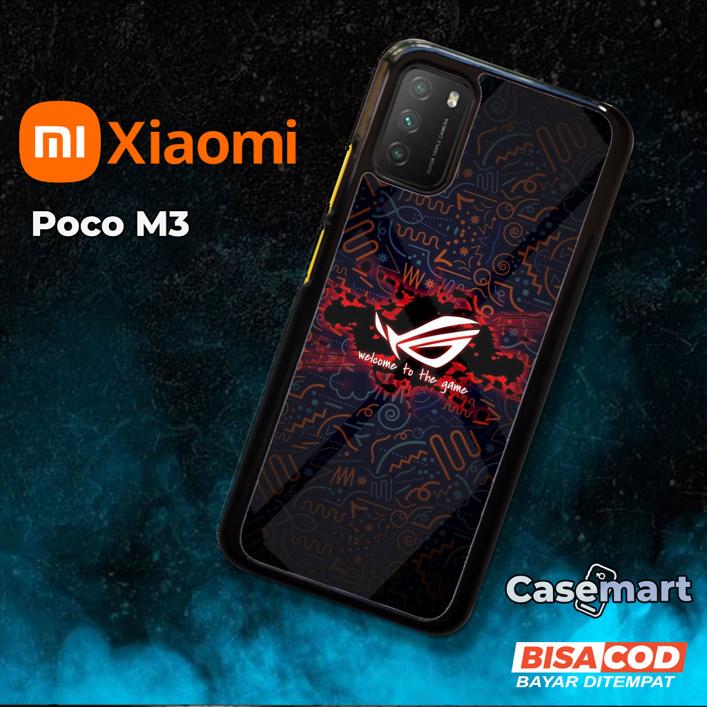 Case Xiaomi Poco M3 [ROG1] Casing Hp Xiaomi Poco M3 CASEMART Case Hp XIAOMI Custom Case Foto Kesing 