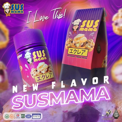 Sus Mama V2 Blueberry Cheese Cream 60ML Authentic By Java juice