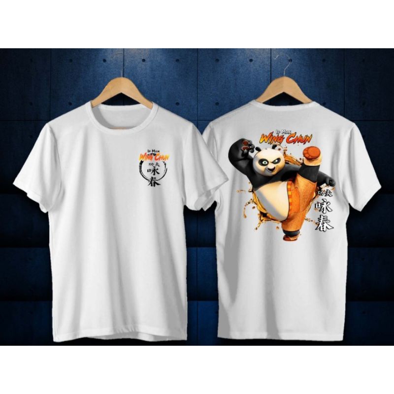 Baju kaos distro/ kaos panda kungfu/t-shirt pria wanita motif panda/kaos oversize