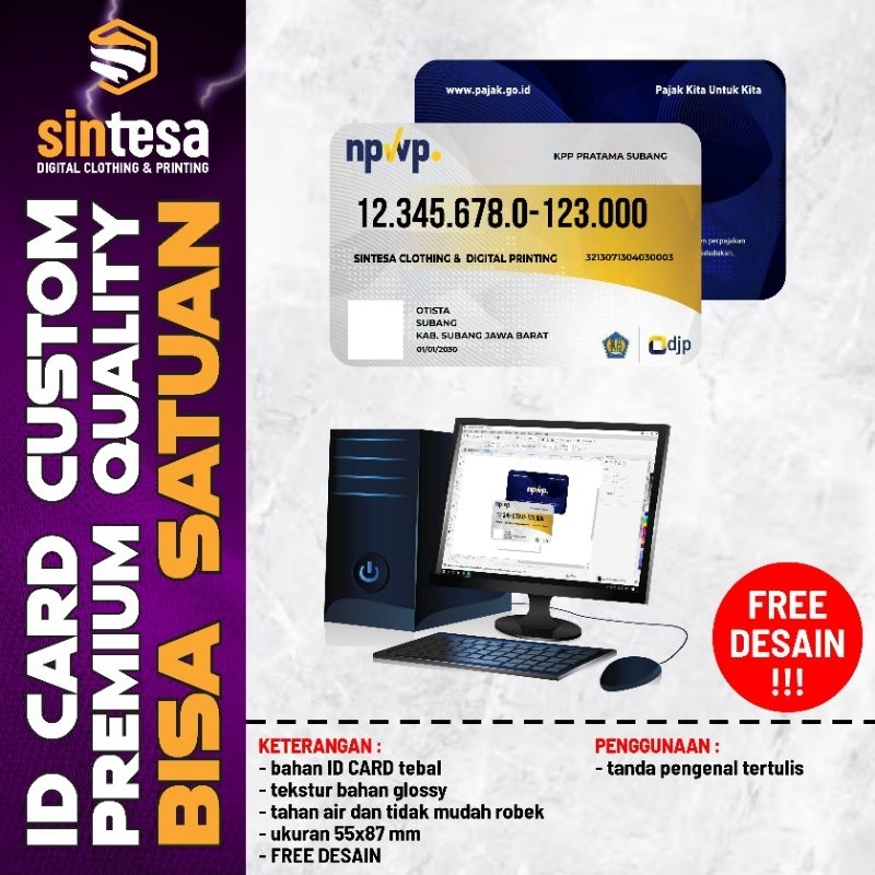 

ID CARD - SATUAN // PREMIUM QUALITY