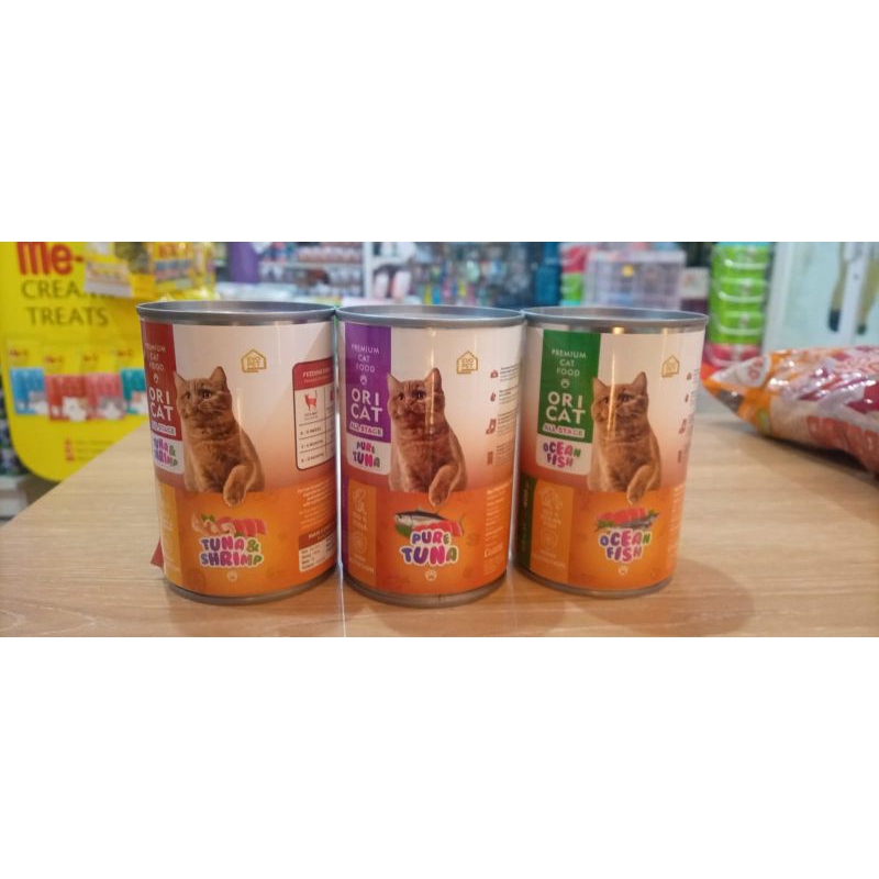 ORI CAT kaleng 400gr Makanan basah merk ORI CAT