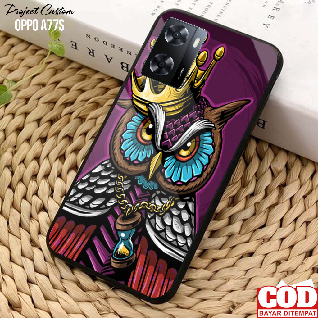 Case OPPO A77S - Casing Hp OPPO A77S Terbaru [ OWL-01 ] Silikon OPPO A77S - Kesing Hp - Softcase Hp 