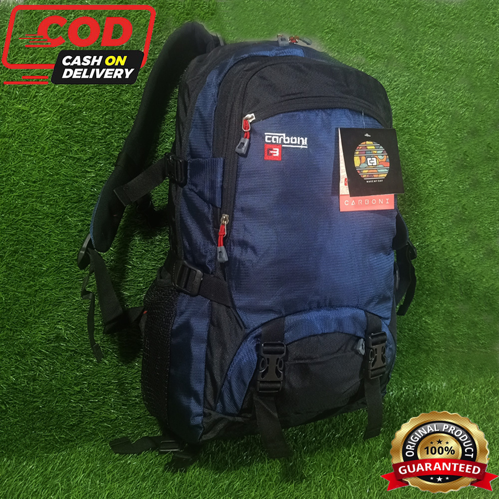 Tas Ransel Gunung Carboni MAOO140 BLU DONKER Tas Carrier Outdoor Hiking 5OL