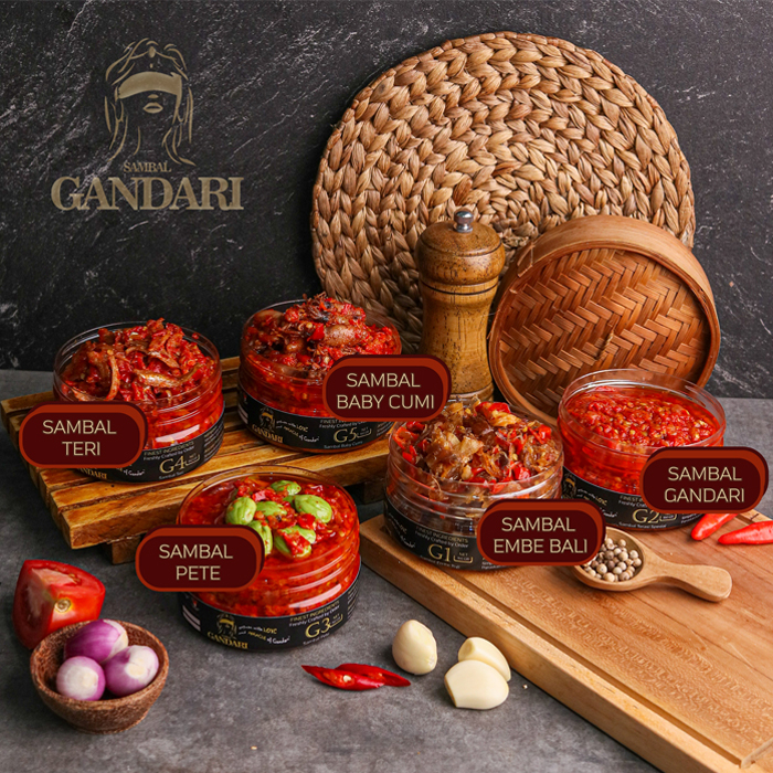 

Sambal Gandari (Terasi Spesial/Baby Cumi/Teri/Pete) 160 gr