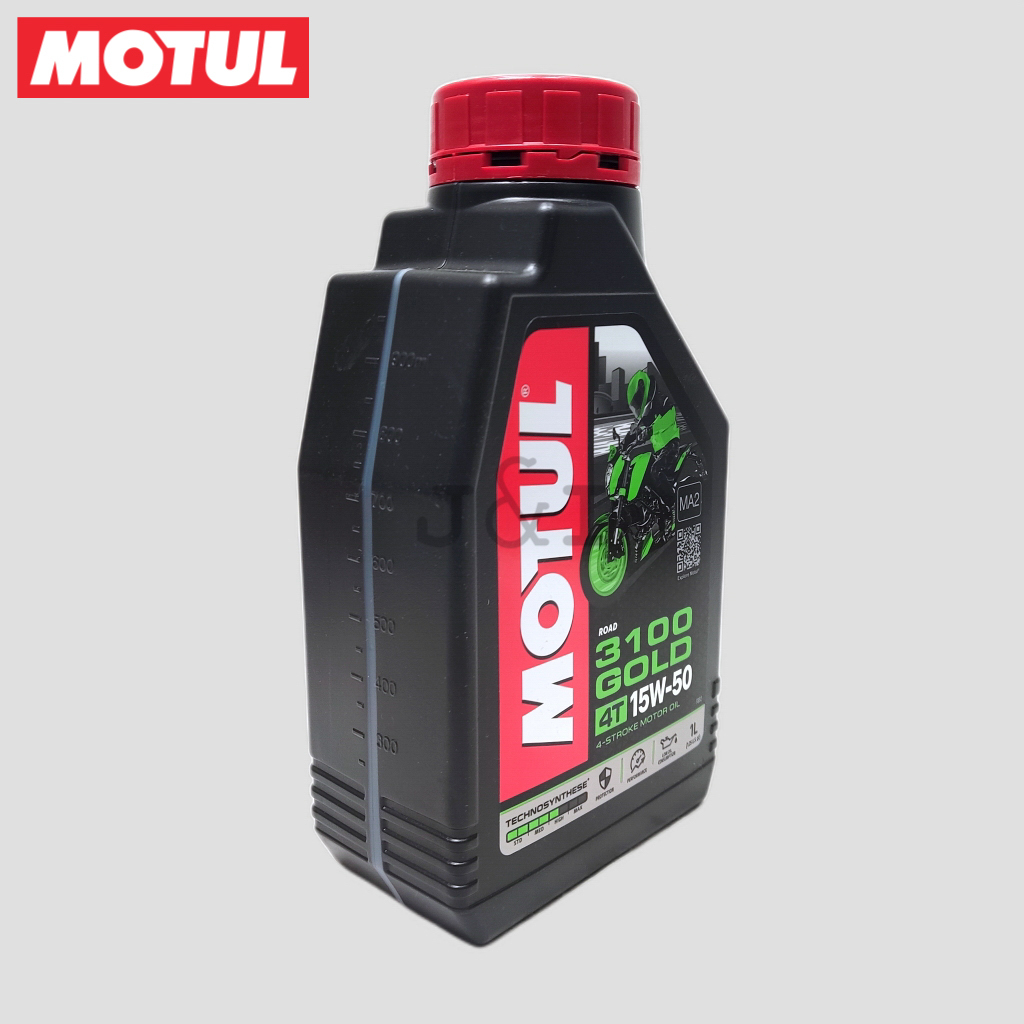 Motul 3100 Gold SAE 15W-50 API SM/SL JASO MA2 1 Liter