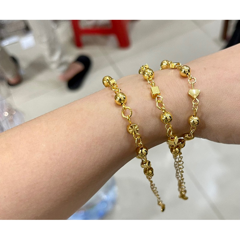 Fifi Fashion Gelang Bola Kombinasi Model Perhiasan G051