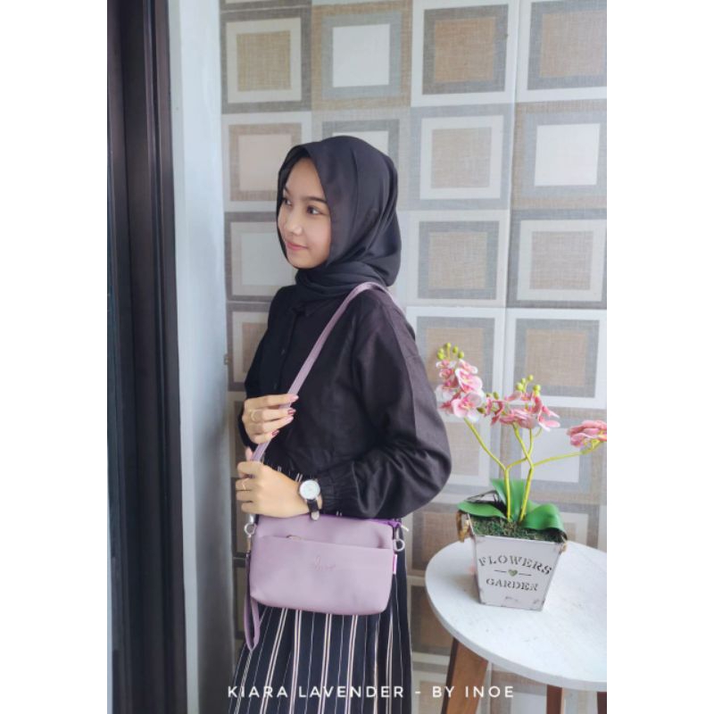 Kiara Bag By Inoe Tas Slempang Wanita Chocoly Anti Air Polos