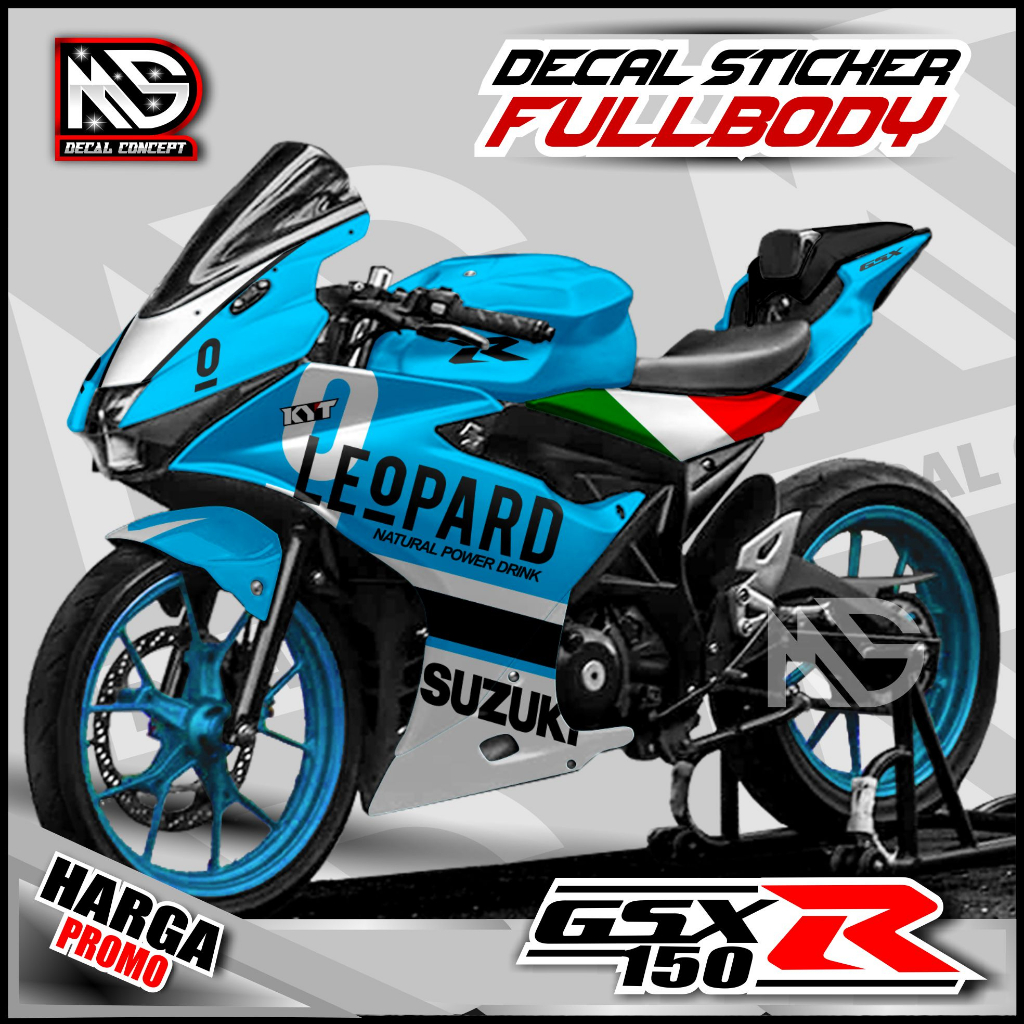 Decal GSX150R / Stiker GSX 150 / Decal Leopard GSX 150 Fullbody