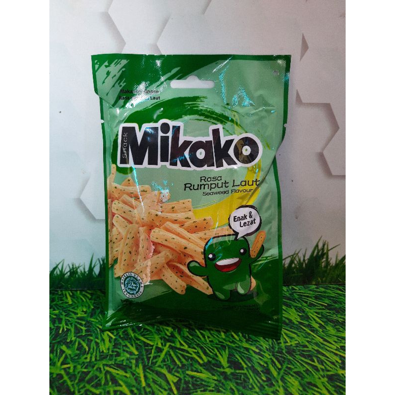 

mikako 1 pack isi 10 pcs balado dan rumput laut