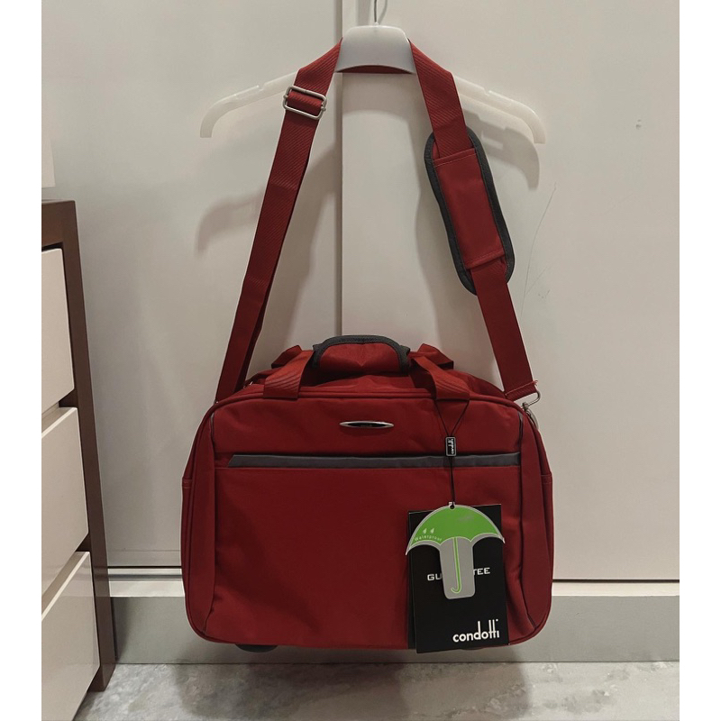 Tas Laptop Tas kerja Condotti merah orange merah bata waterproof