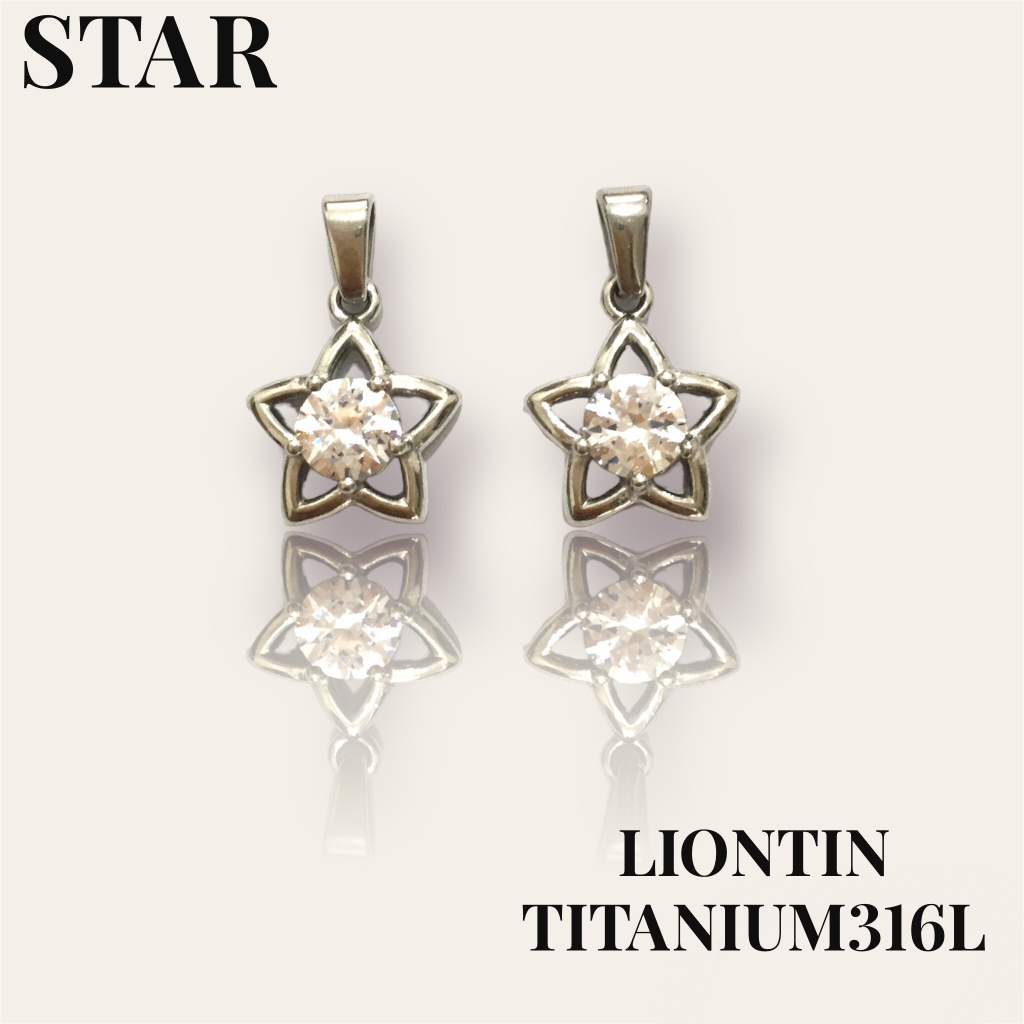 Kalung Liontin Silver Premium Stainless Steel Anti Karat