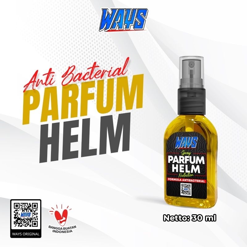 Paket WAYS Pembersih + Parfum Helm Motor dan Pengkilap Body Helm Kaca Visor Iridium dan Pengharum isi 2 Pcs