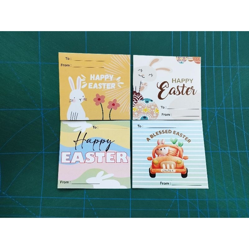 

sticker hampers happy easter atau paskah 20 pcs mix 4 motif