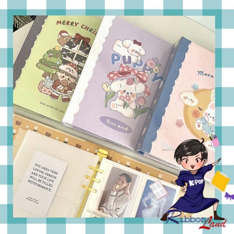 

A5 Cover Binder Art Karton Book Shape Glitter Jacket