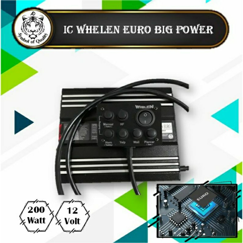 Sirine IC Euro Big Power Whelen 200Watt