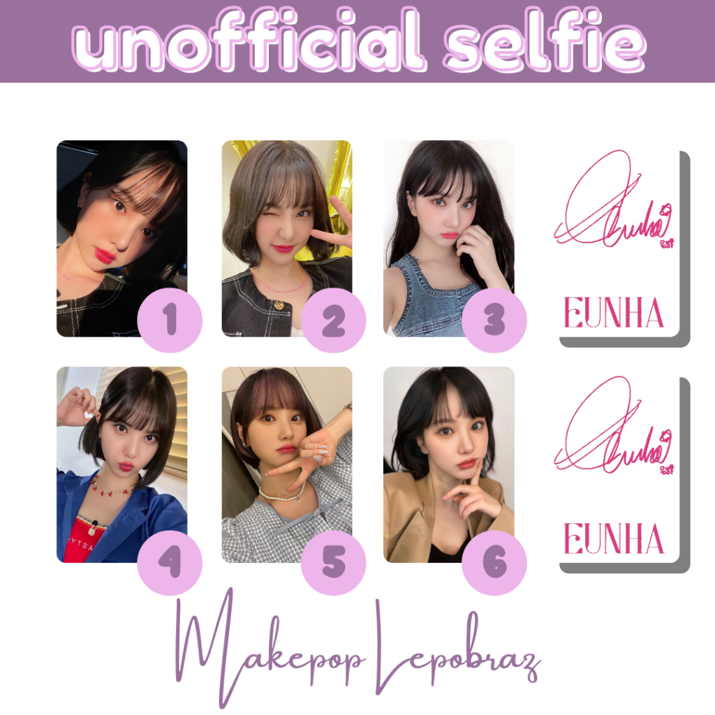 [MIN. 3 PC] GFRIEND VIVIZ UNOFFICIAL SELFIE - GIRLFRIENDABLE PC EUNHA SINB SOWON UMJI YERIN YUJU