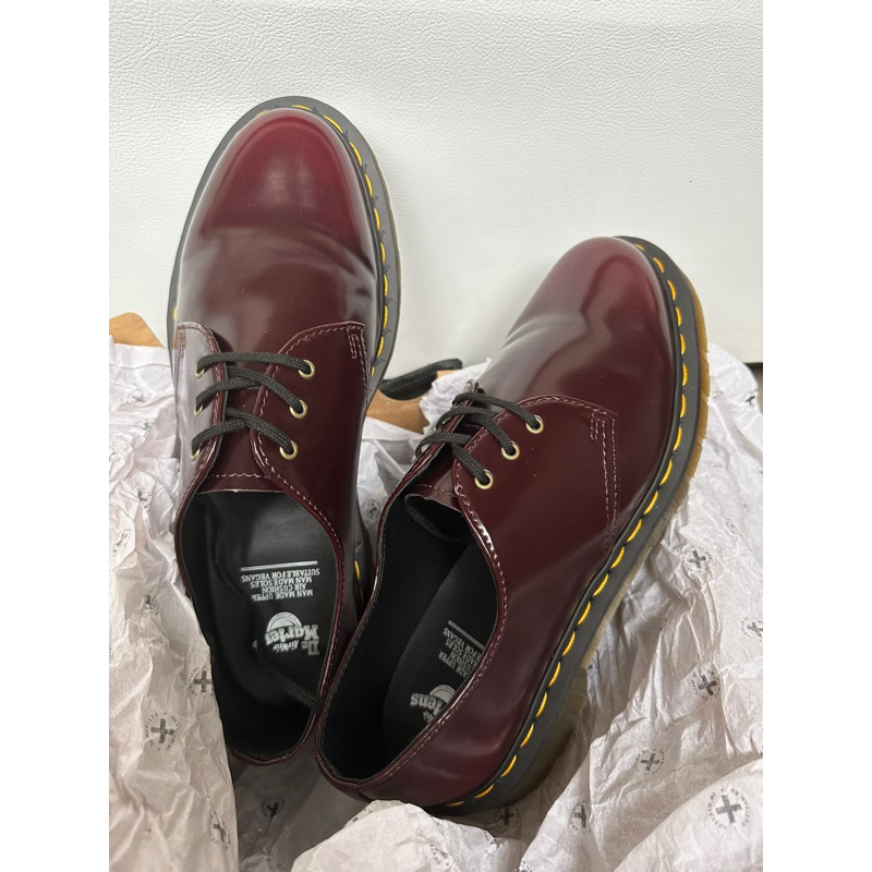 Dr Martens Vegan 1461 Cherry Red
